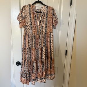 PANTS STORE BEAUTIFUL FLORAL MAXI DRESS